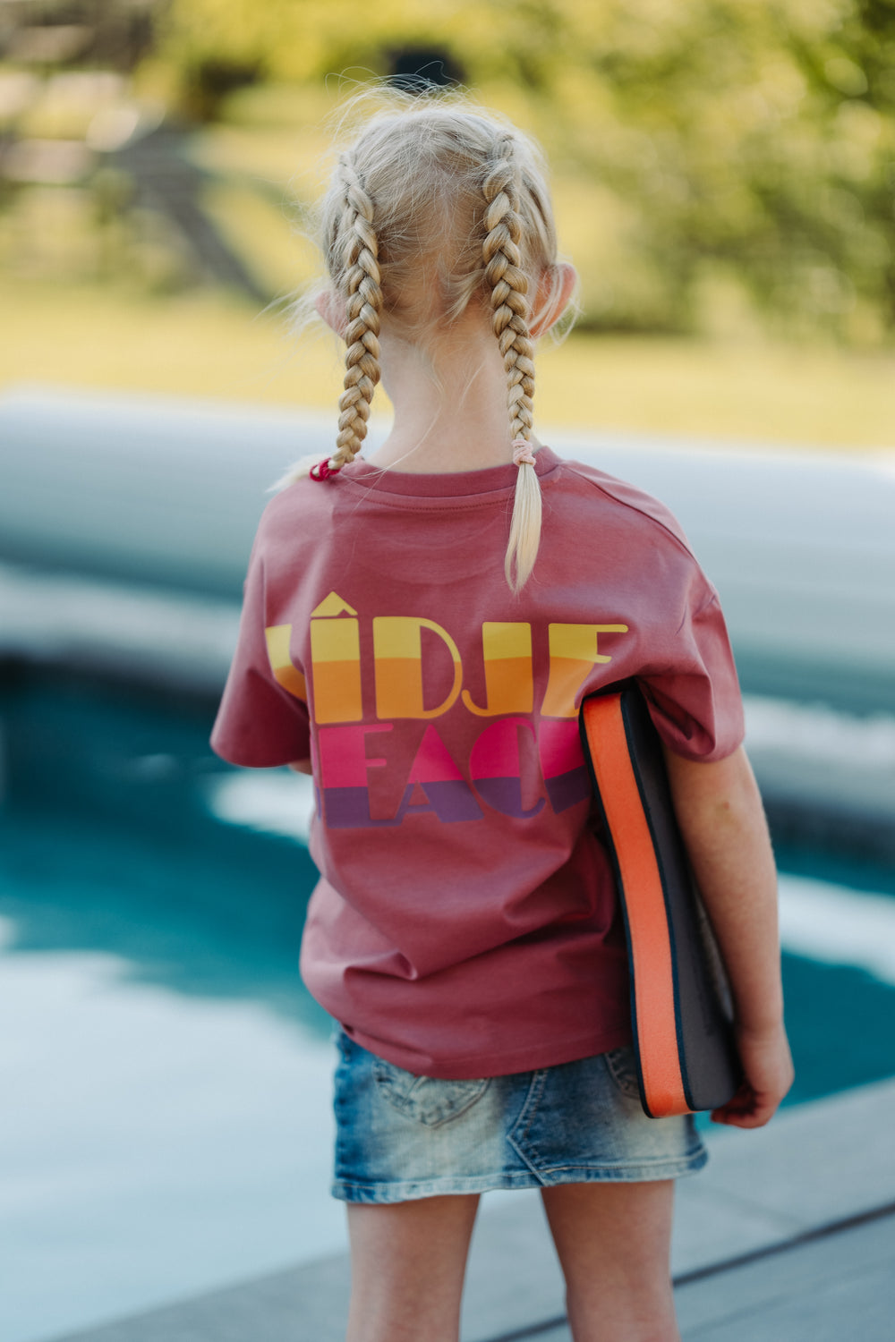 T-shirt enfant 100% coton biologique - Rose antique