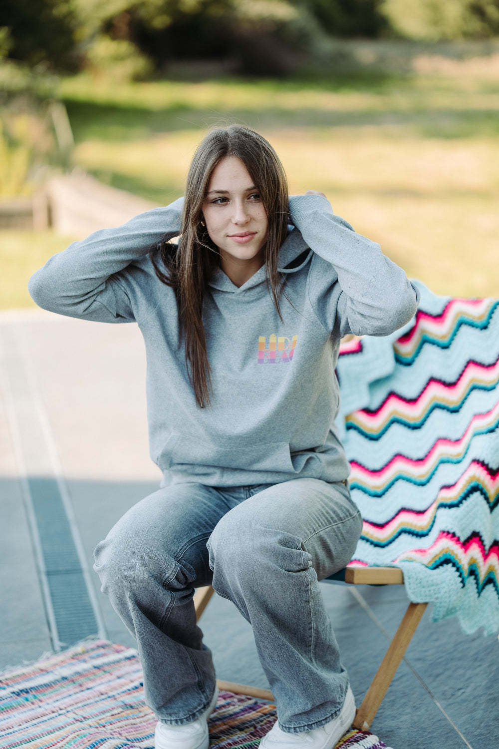 Sweat à capuche 100% recyclé - 55% coton 45% polyester - Oxford grey