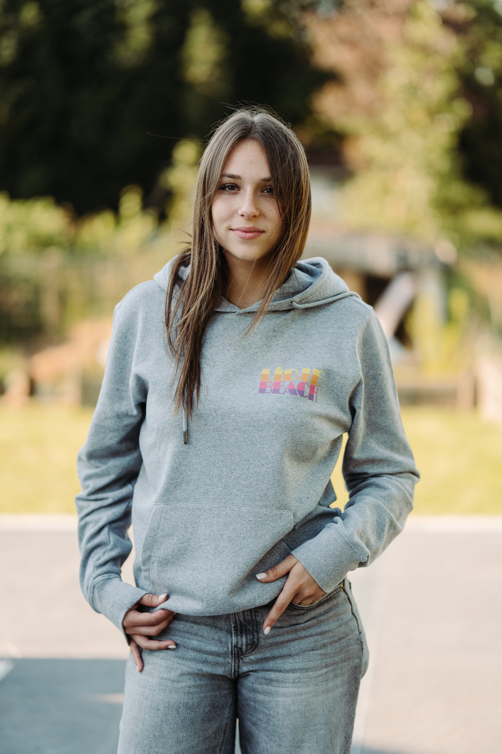 Sweat à capuche 100% recyclé - 55% coton 45% polyester - Oxford grey