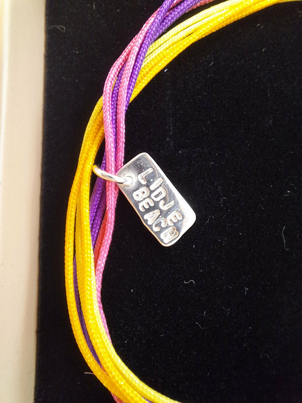 Bracelet d'amitié avec coquillage Cauri et Argent