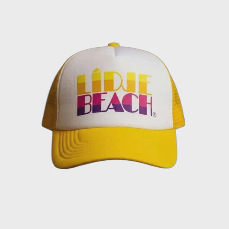 Casquette avec filet Trucker Jaune