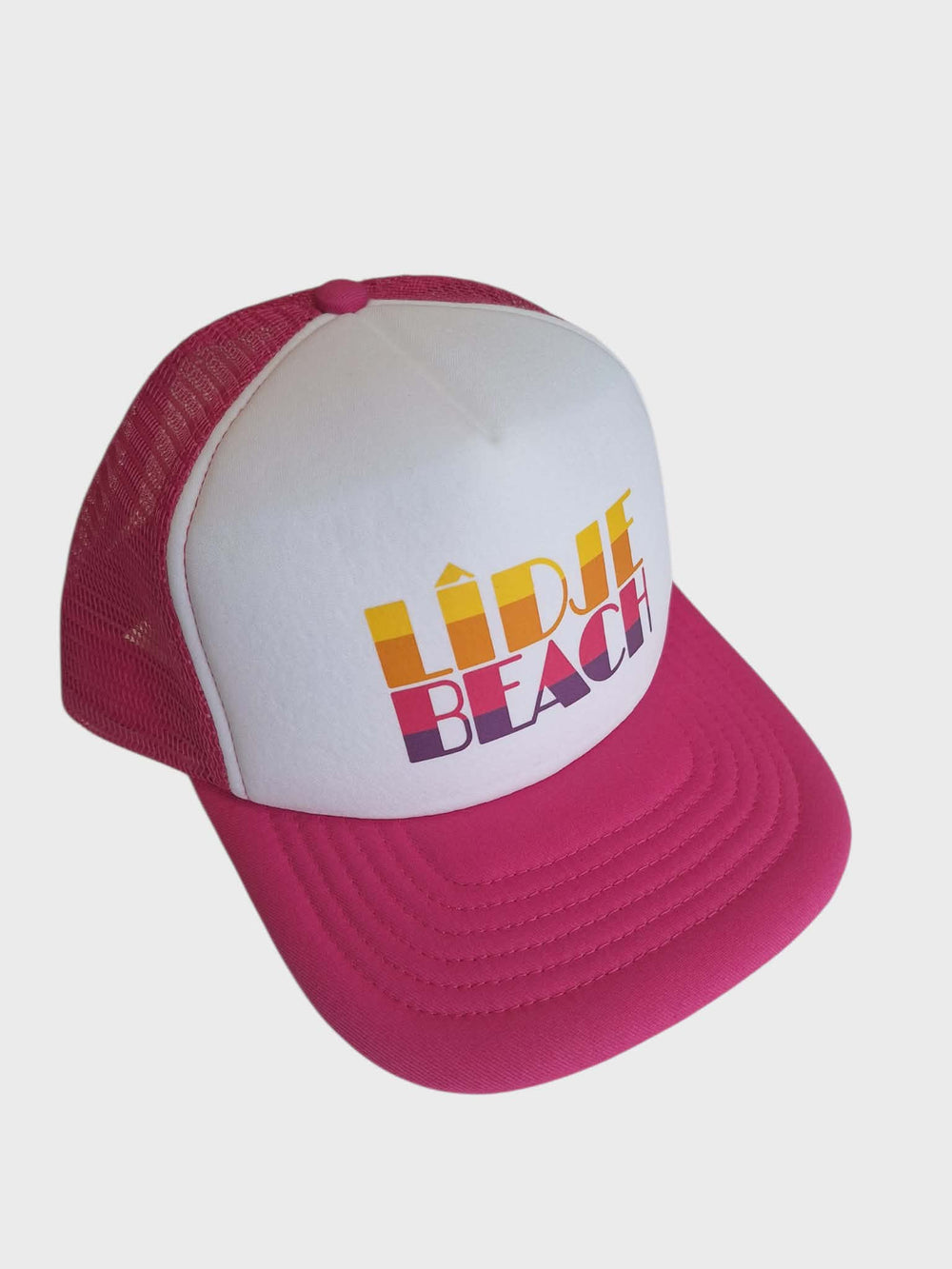 Casquette avec filet Trucker Rose fushia