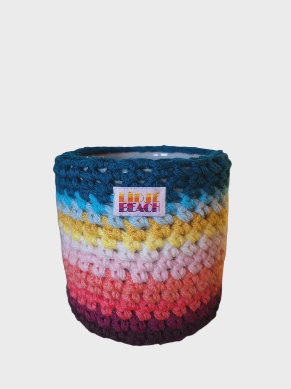 Pot + cache-pot au crochet